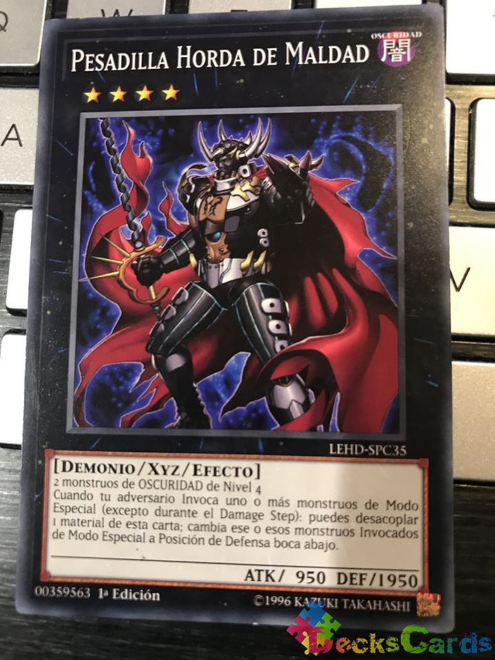 Evilswarm Nightmare - LEHD-ENC35 - Common 1st Edition 1