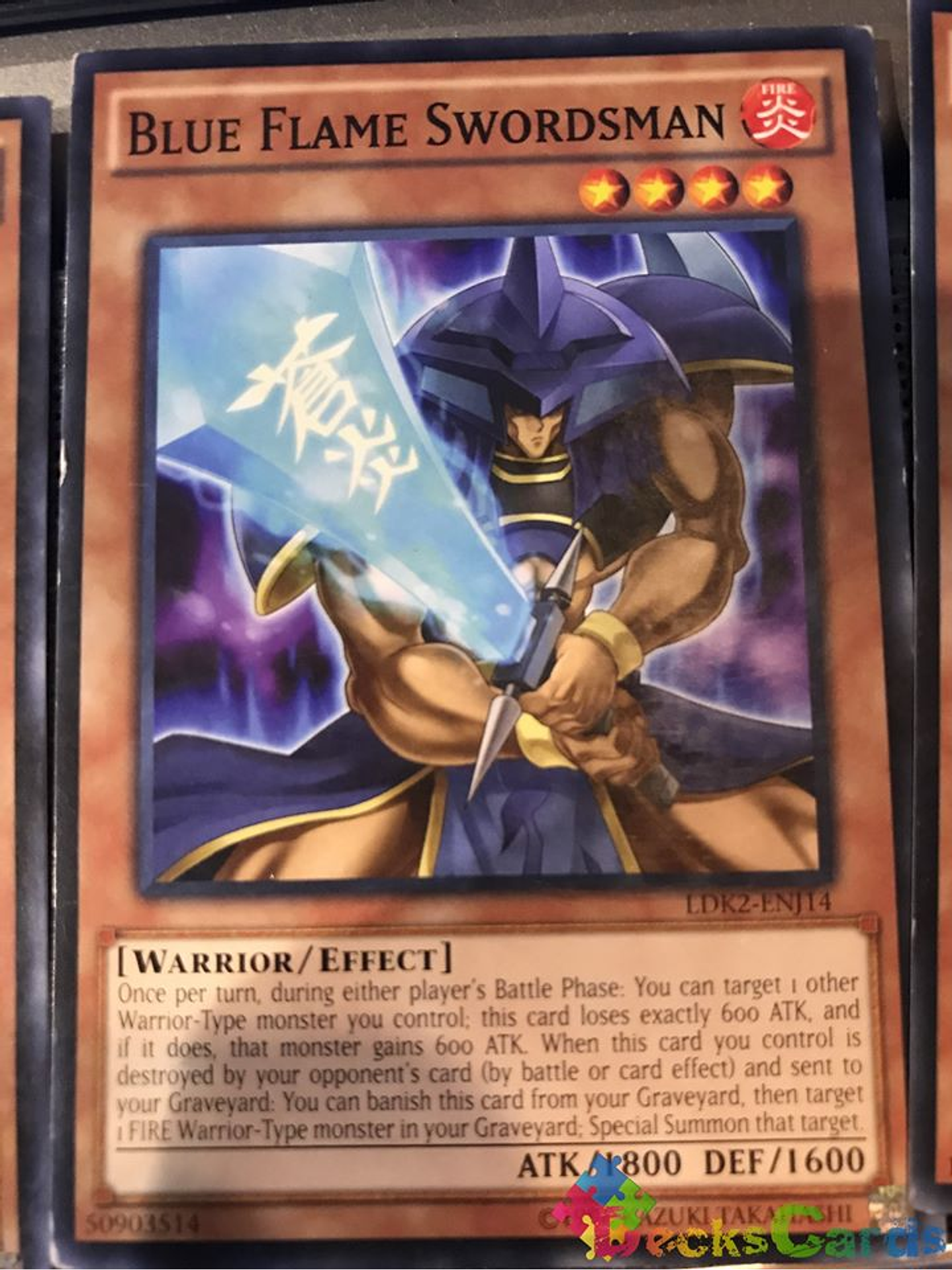 Blue Flame Swordsman - LDK2-ENJ14 - Common Unlimited 1