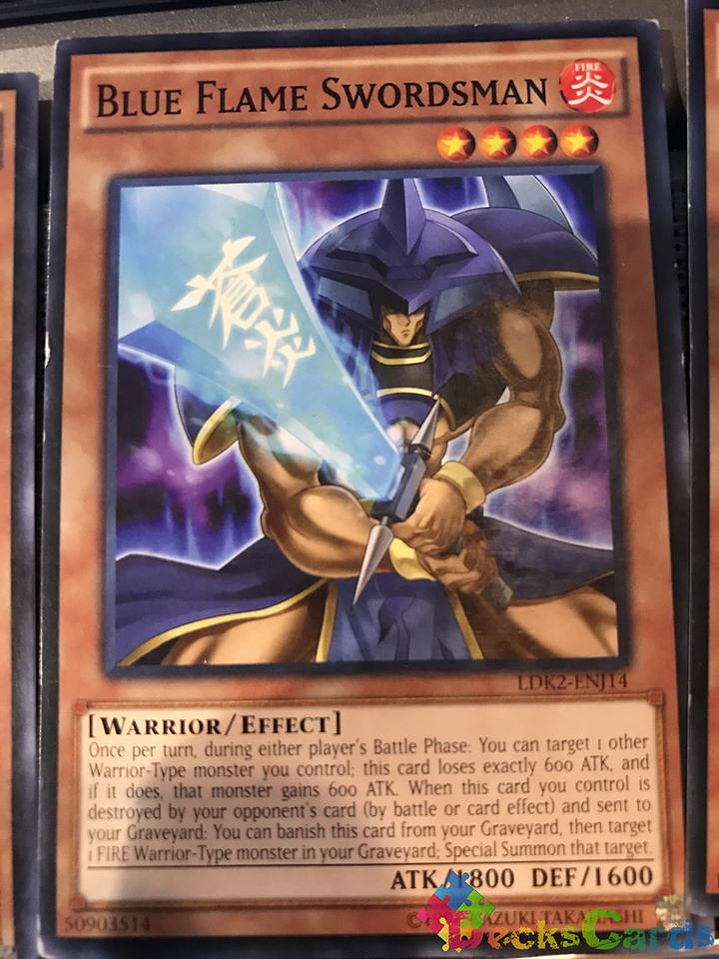 Blue Flame Swordsman - LDK2-ENJ14 - Common Unlimited 1