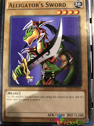 Alligator's Sword - LDK2-ENJ08 - Common Unlimited