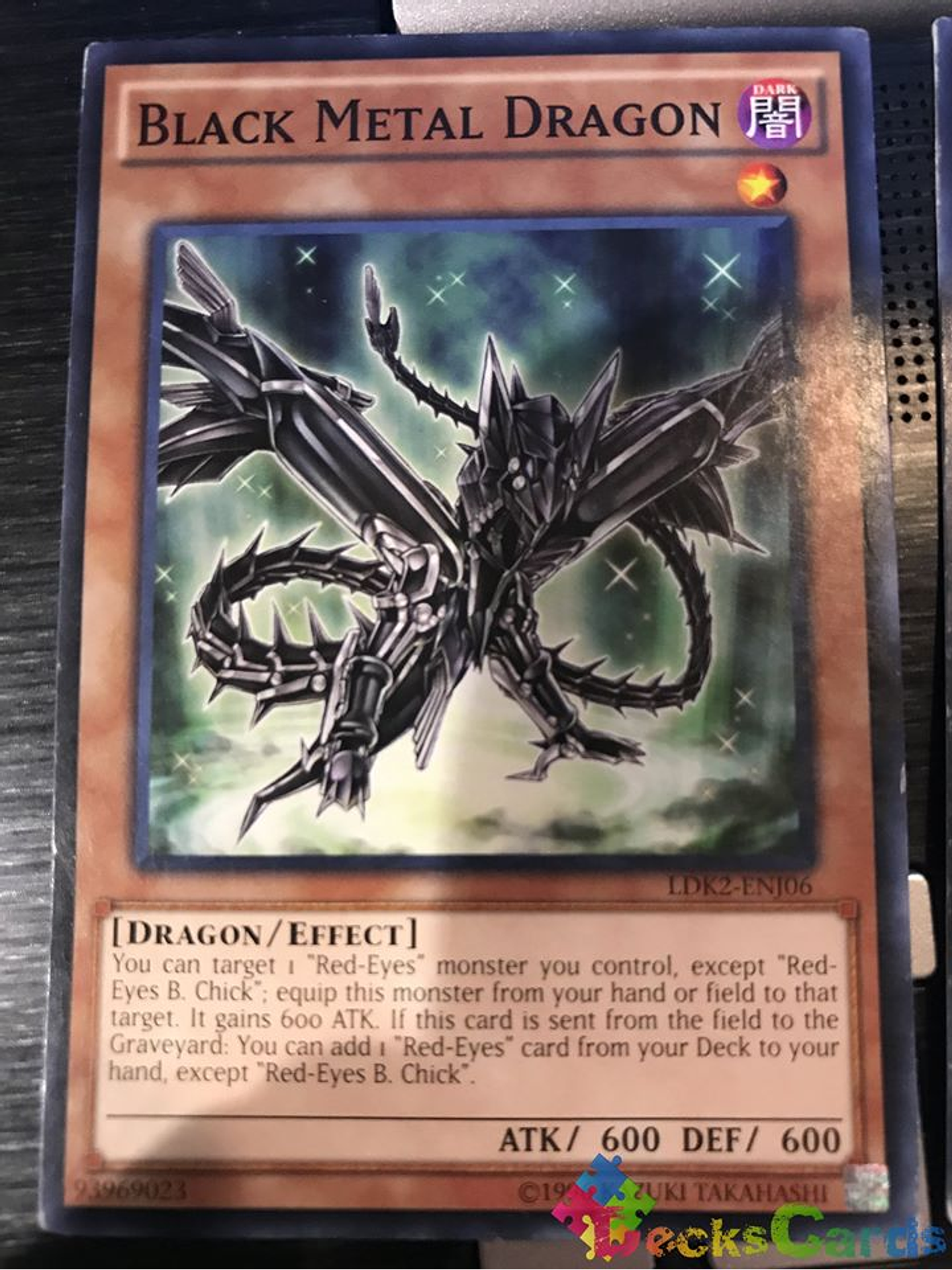 Black Metal Dragon - LDK2-ENJ06 - Common Unlimited 1
