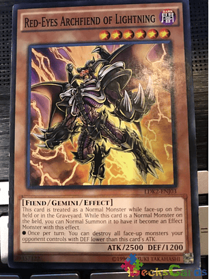 Red-Eyes Archfiend of Lightning - LDK2-ENJ03 - Common Unlimited
