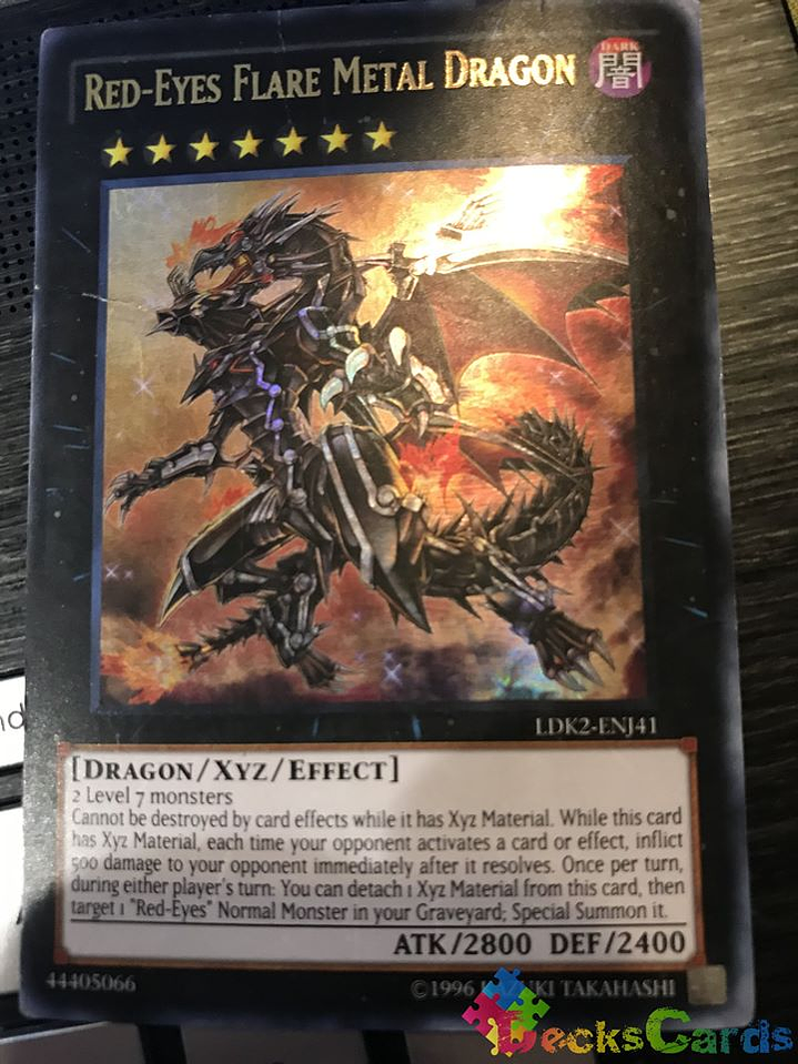 Red-Eyes Flare Metal Dragon - LDK2-ENJ41 - Ultra Rare Unlimited 1