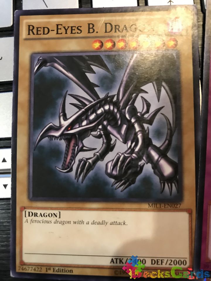 Red-Eyes B. Dragon - MIL1-EN027 - Common 1st Edition