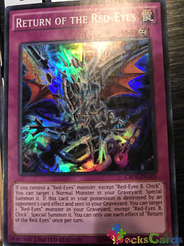 Return of the Red-Eyes - CROS-ENAE4 - Super Rare Limited Edition