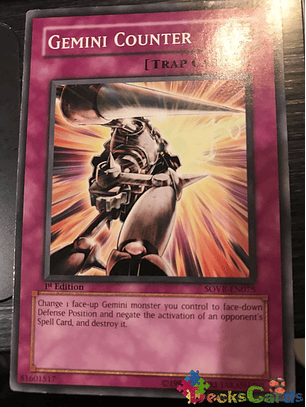 Gemini Counter - SOVR-EN075 - Common 1st Edition