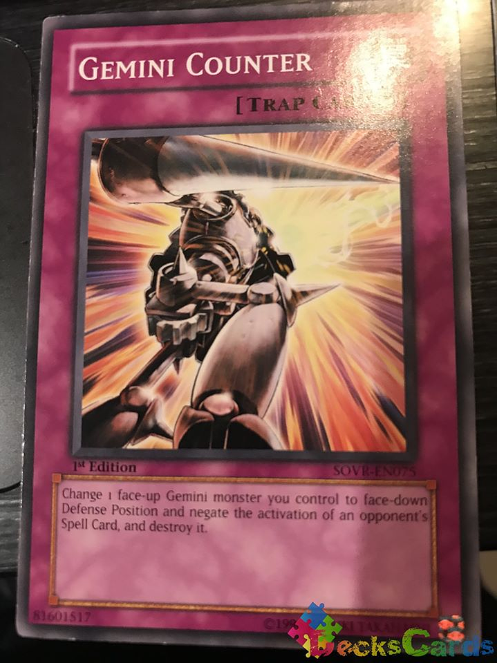 Gemini Counter - SOVR-EN075 - Common 1st Edition 1