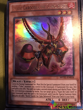 Blade Garoodia the Cubic Beast - MVP1-EN034 - Ultra Rare Unlimited
