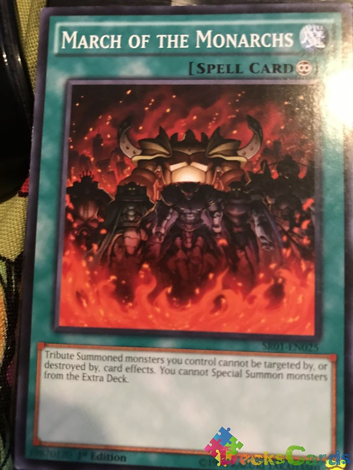 March of the Monarchs - SR01-EN025 - Common 1st Edition 1