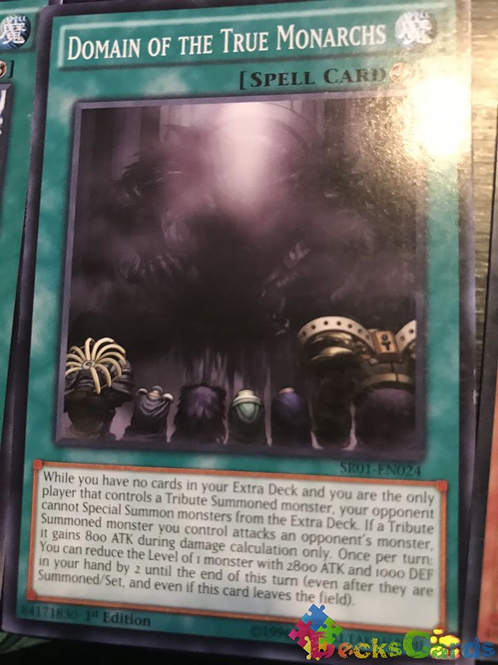 Domain of the True Monarchs - SR01-EN024 - Common 1st Edition 1