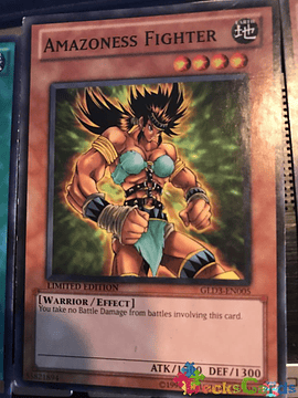 Amazoness Fighter - GLD3-EN005 - Common