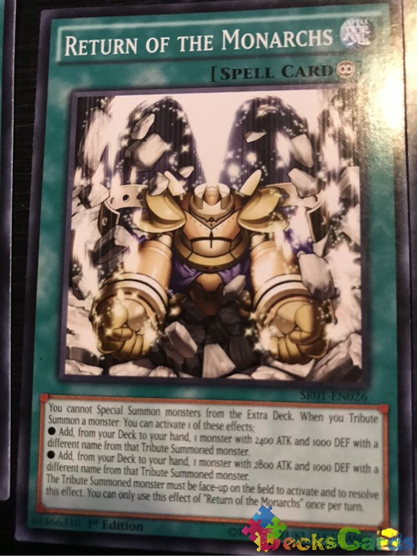 Return of the Monarchs - SR01-EN026 - Common 1st Edition 1