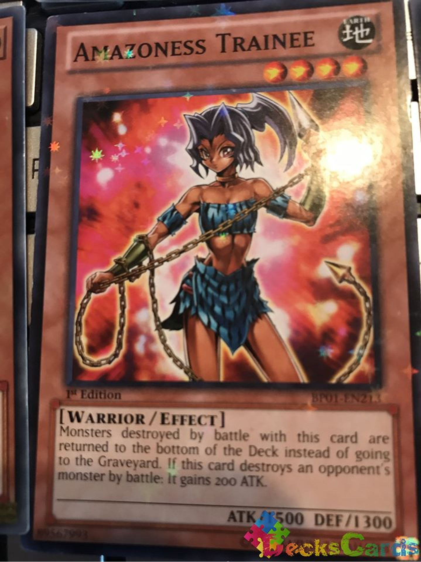 Amazoness Trainee - BP01-EN213 - Starfoil Rare 1st Edition 1