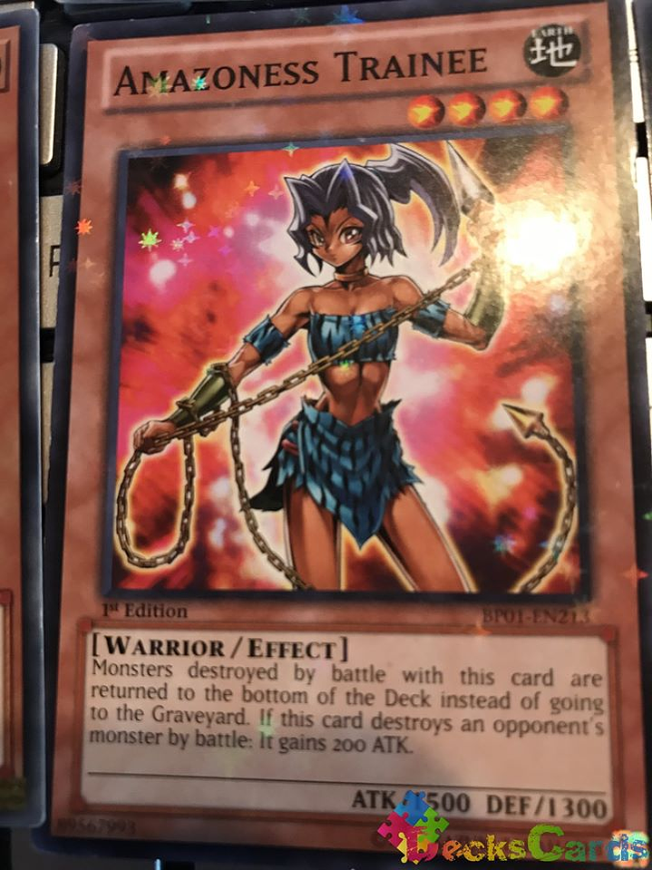 Amazoness Trainee - BP01-EN213 - Starfoil Rare 1st Edition 1
