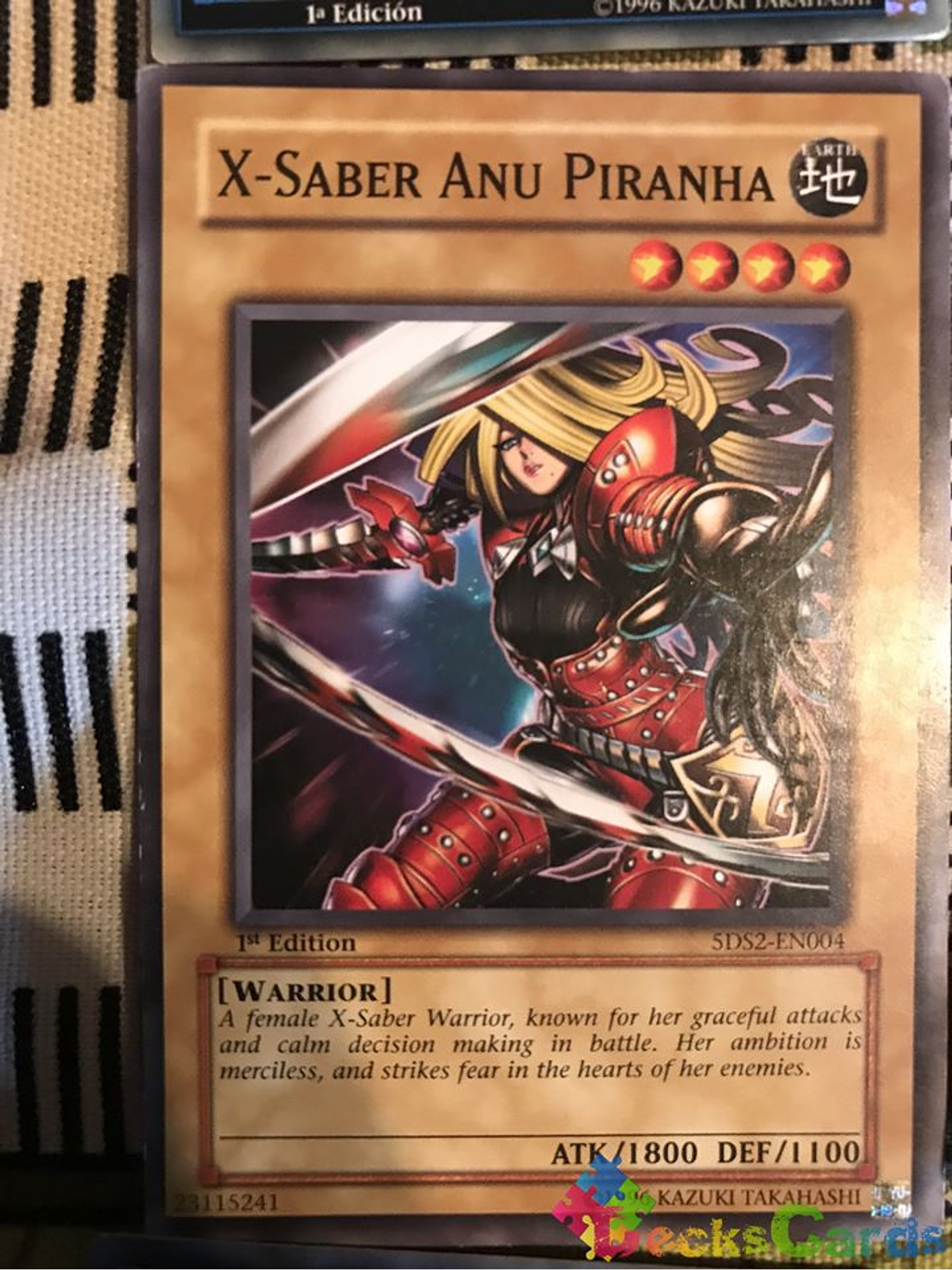 X-Saber Anu Piranha - 5DS2-EN004 - Common 1st Edition 1
