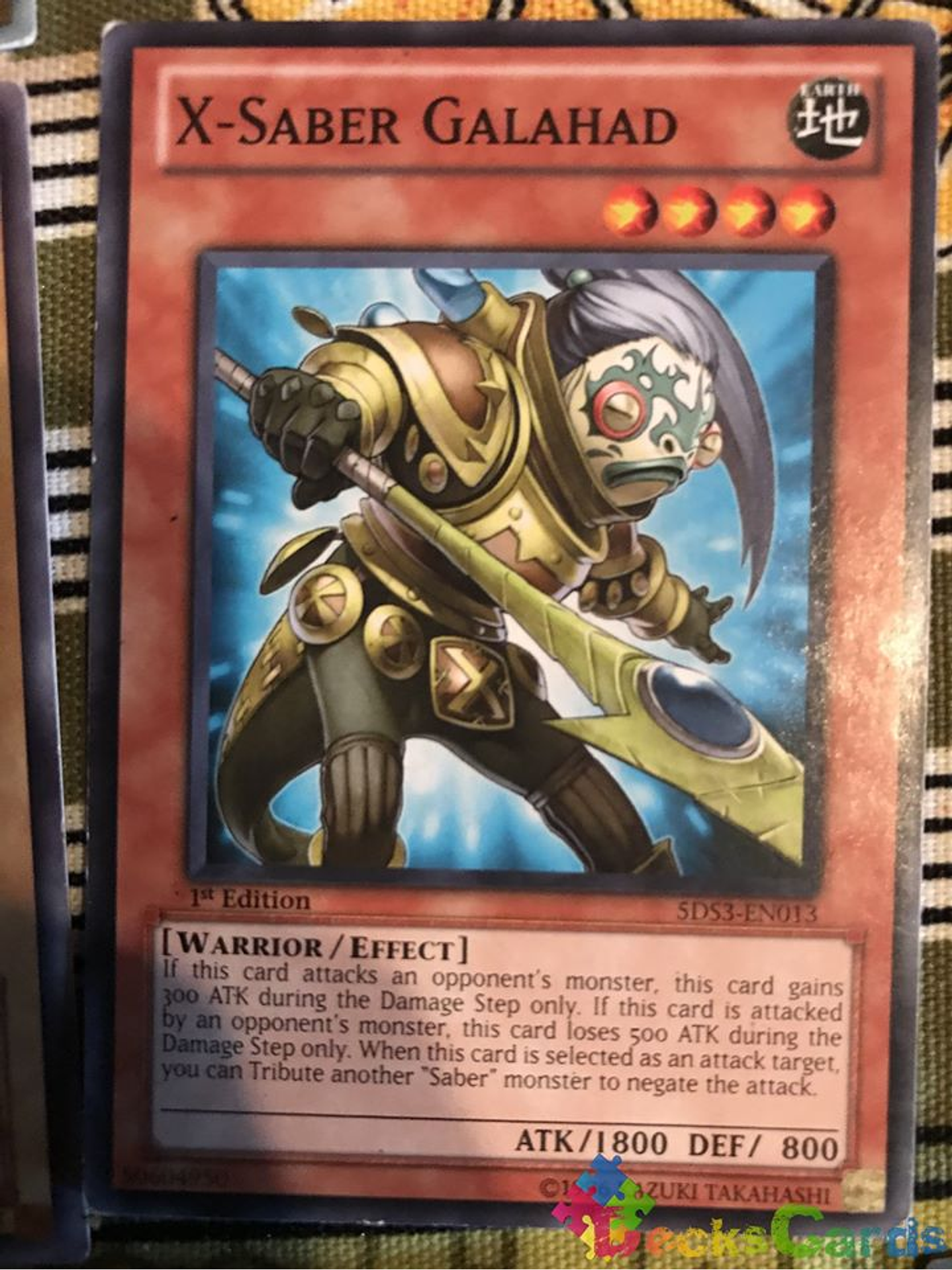 X-Saber Galahad - 5DS3-EN013 - Common 1st Edition 1