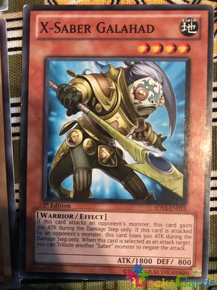 X-Saber Galahad - 5DS3-EN013 - Common 1st Edition 1