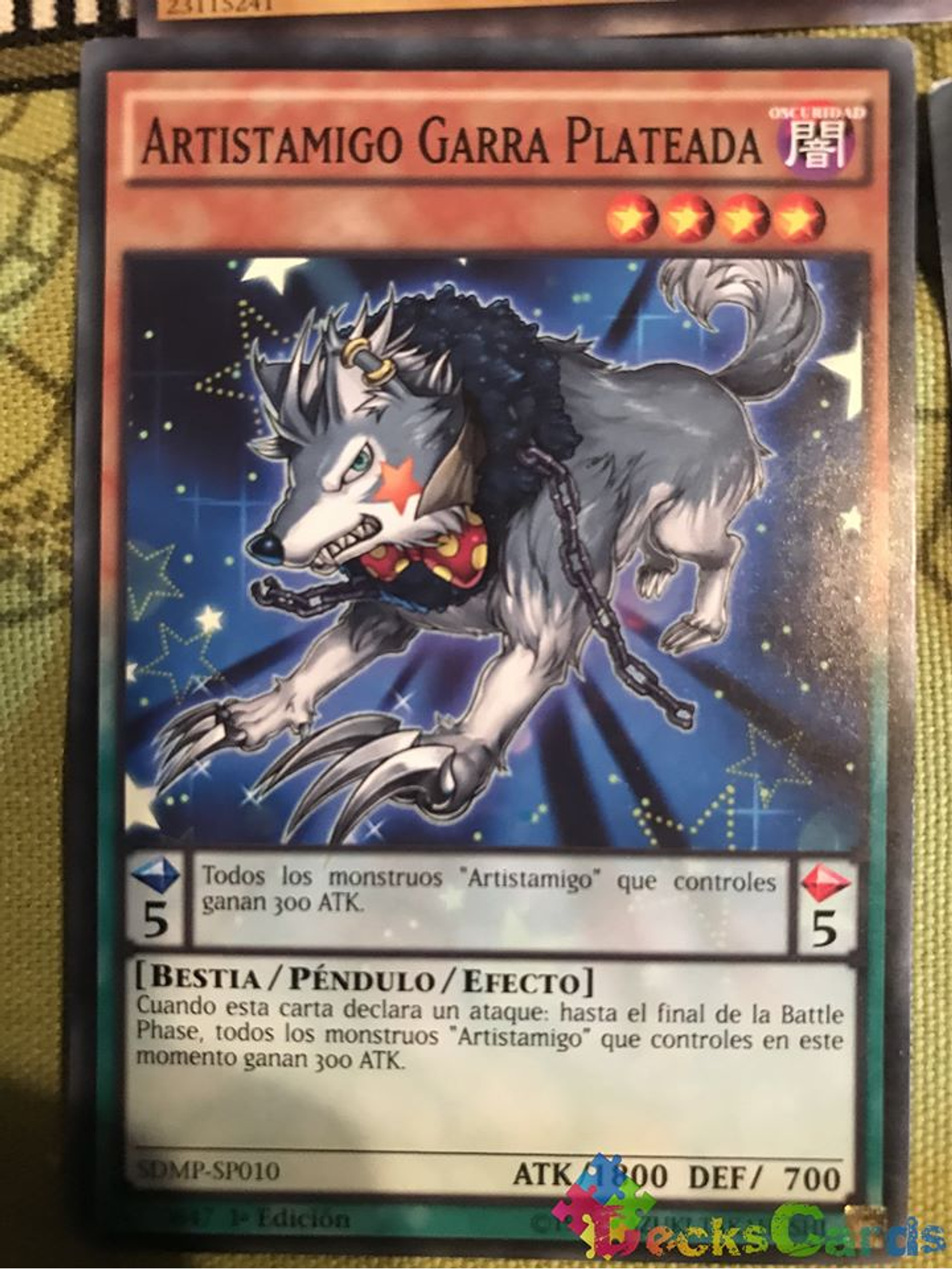 Performapal Silver Claw - SDMP-EN010 - Common 1st Edition 1