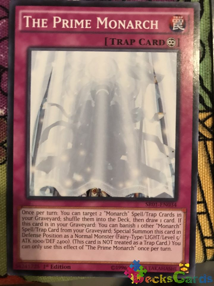 The Prime Monarch - SR01-EN034 - Common 1st Edition 1