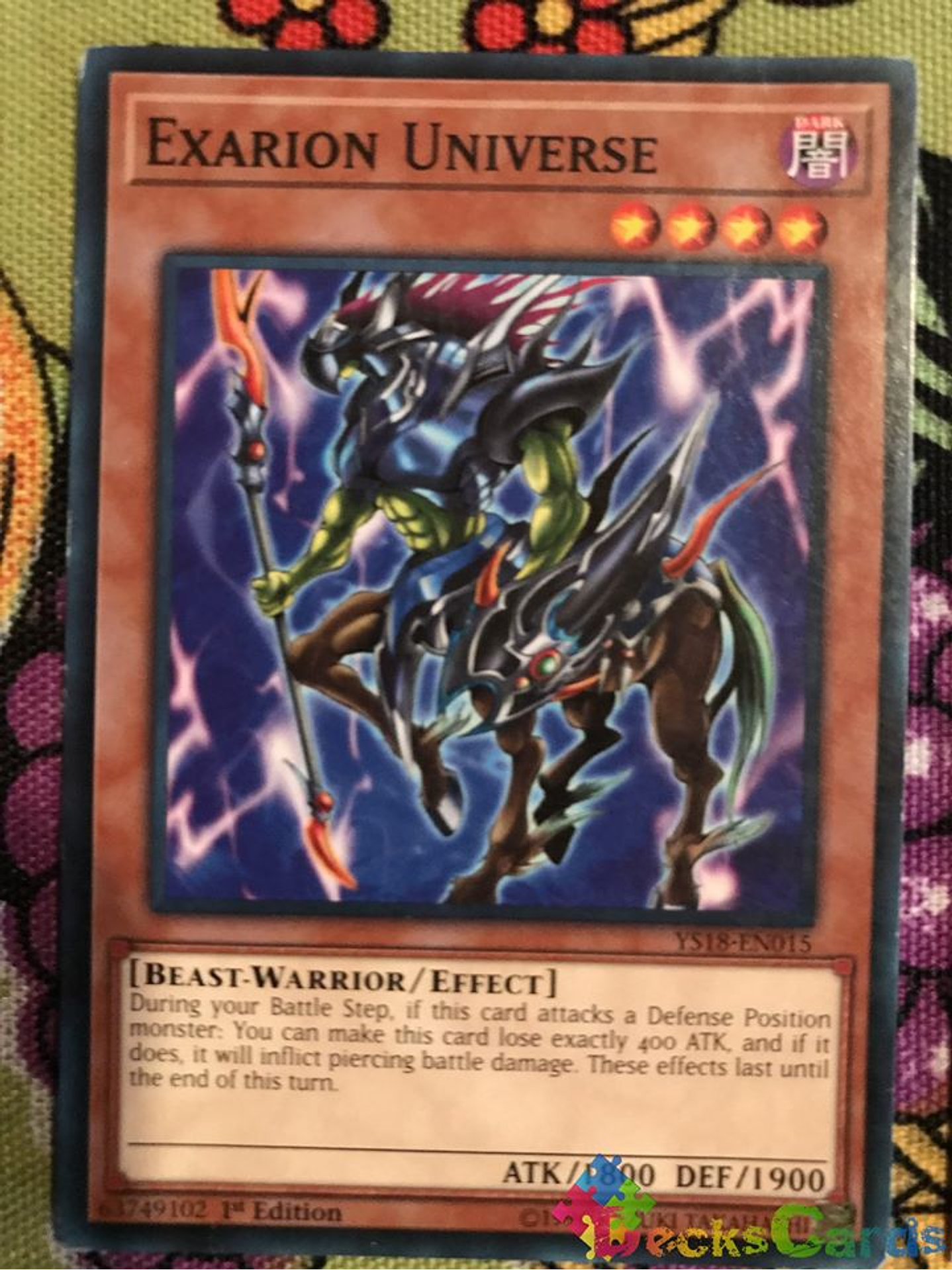 Exarion Universe - YS18-EN015 - Common 1st Edition 1