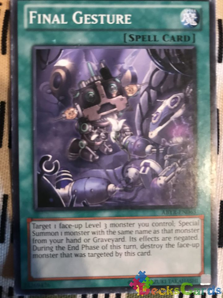 Final Gesture - ABYR-EN063 - Common Unlimited 1