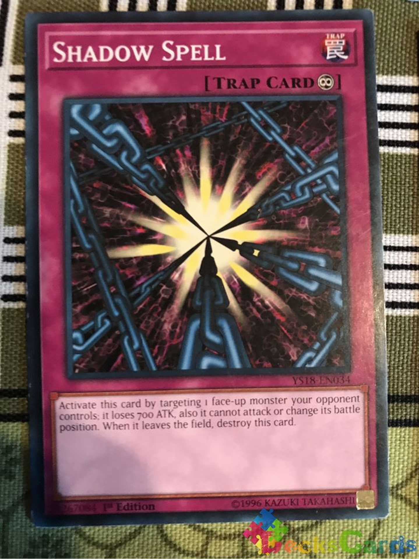 Shadow Spell - YS18-EN034 - Common 1st Edition 1