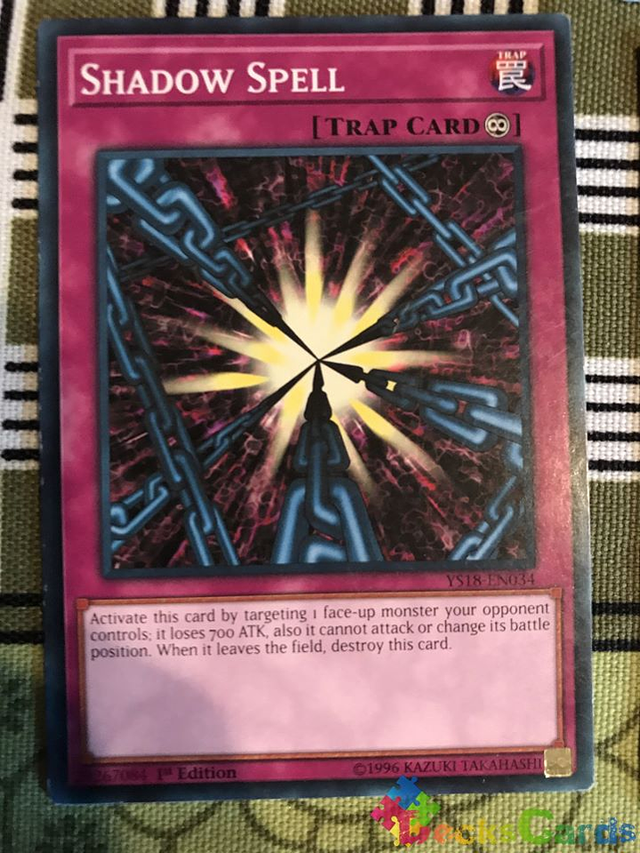 Shadow Spell - YS18-EN034 - Common 1st Edition 1