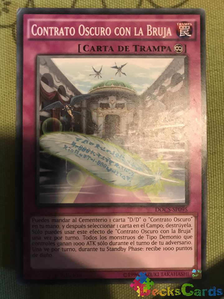 Dark Contract with the Witch - DOCS-EN095 - Common 1st Edition 1