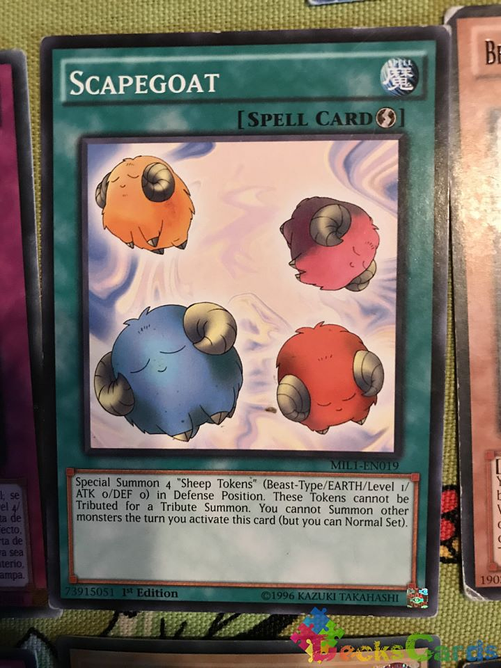 Scapegoat - MIL1-EN019 - Common 1st Edition 1
