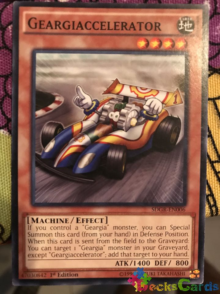 Geargiaccelerator - SDGR-EN006 - Common 1st Edition 1