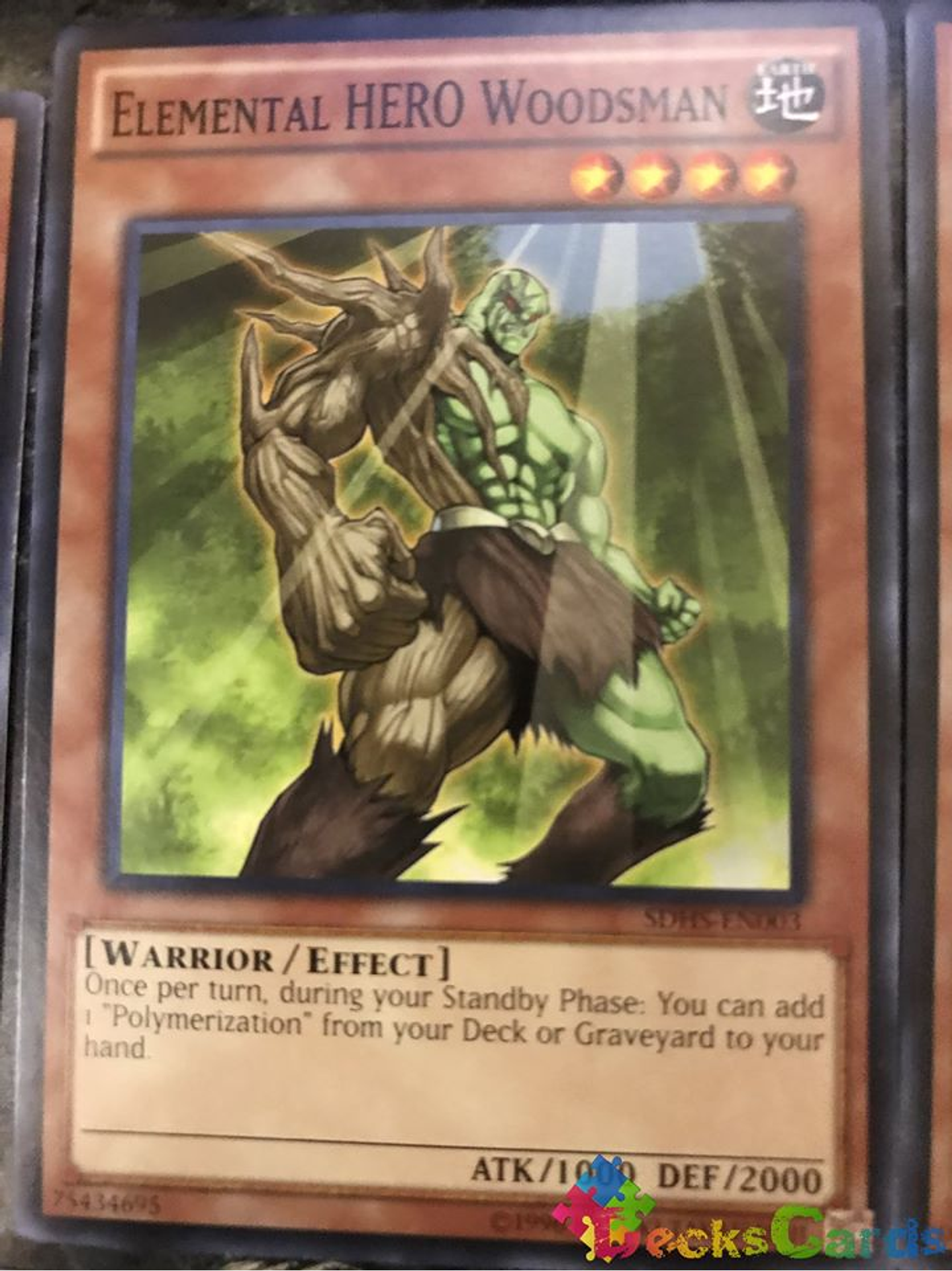 Elemental Hero Woodsman - SDHS-EN003 - Common Unlimited 1