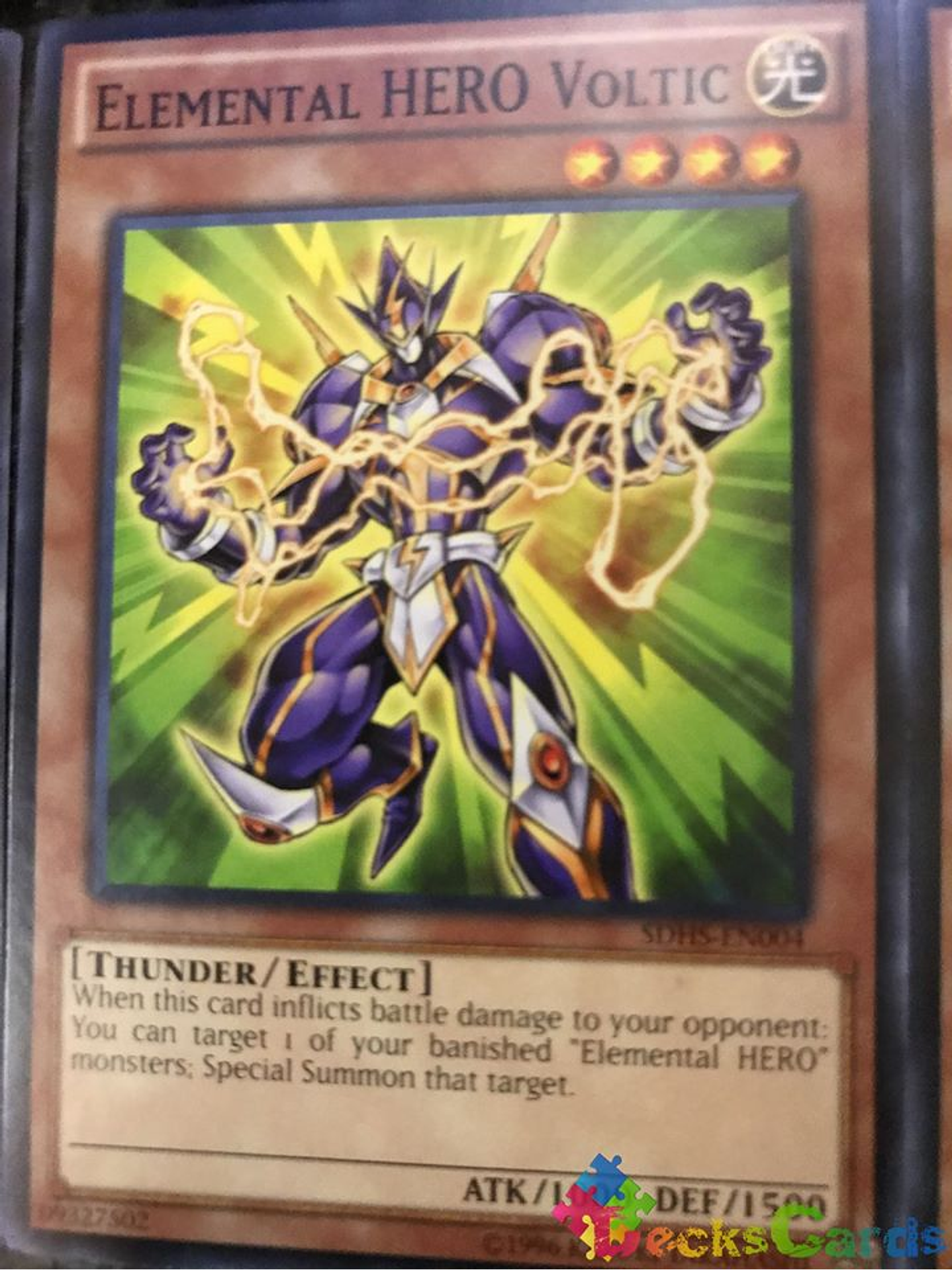 Elemental Hero Voltic - SDHS-EN004 - Common Unlimited 1