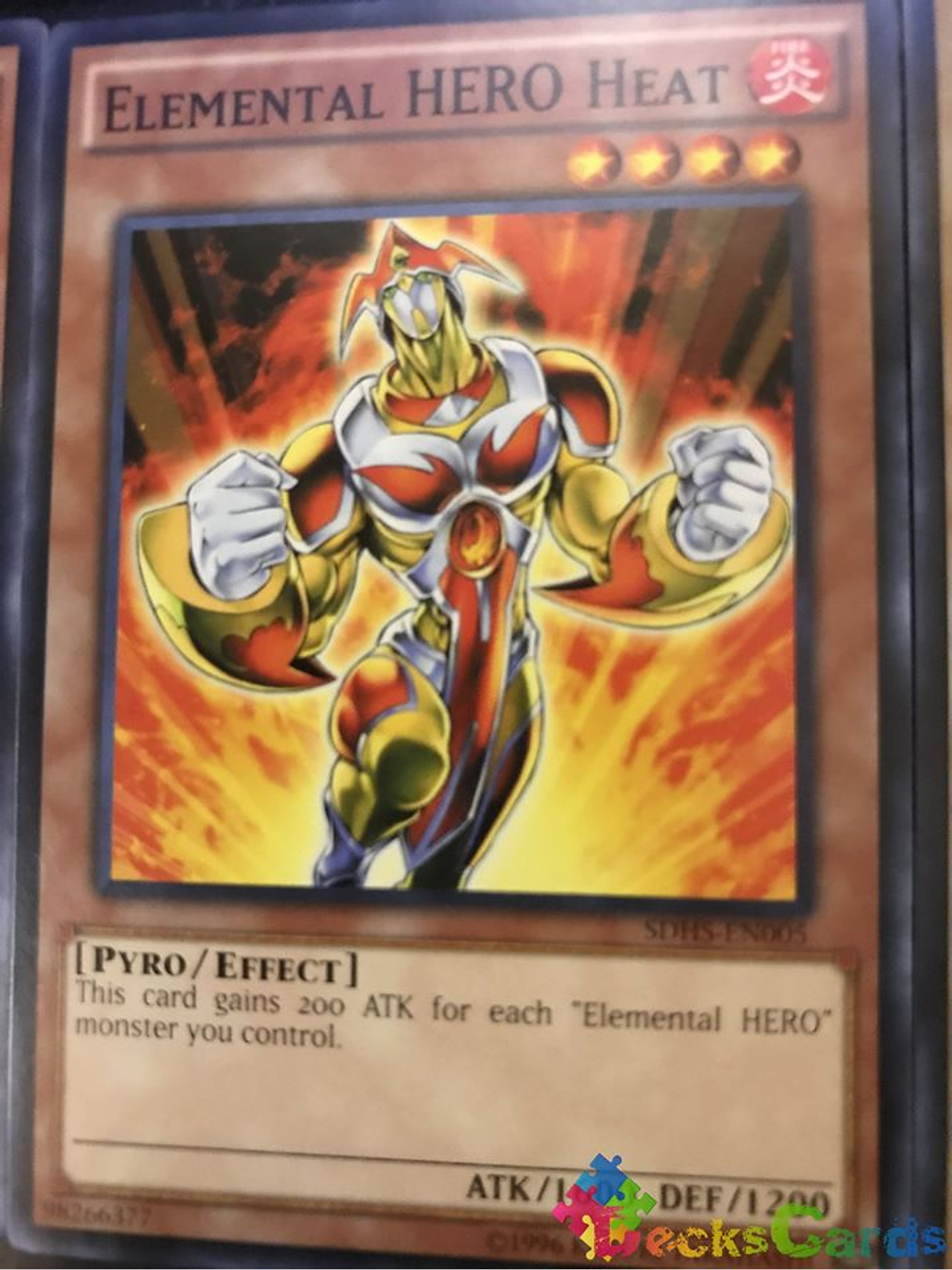 Elemental Hero Heat - SDHS-EN005 - Common Unlimited 1