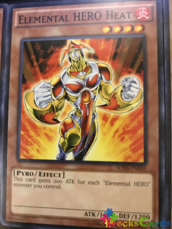 Elemental Hero Heat - SDHS-EN005 - Common Unlimited 1