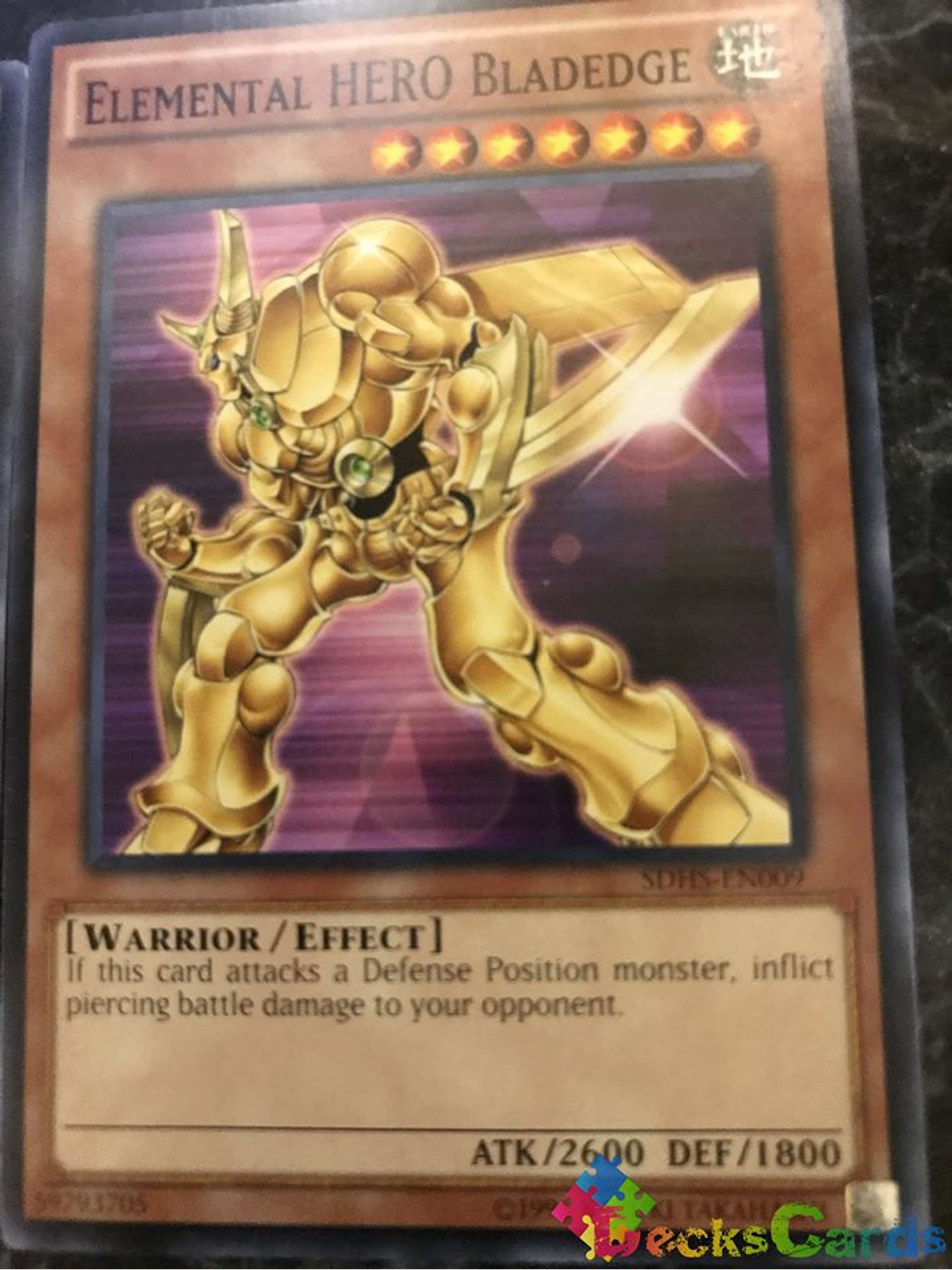 Elemental Hero Bladedge - SDHS-EN009 - Common Unlimited 1