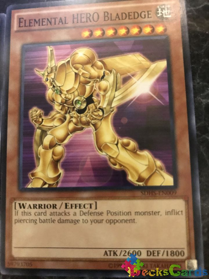 Elemental Hero Bladedge - SDHS-EN009 - Common Unlimited 1