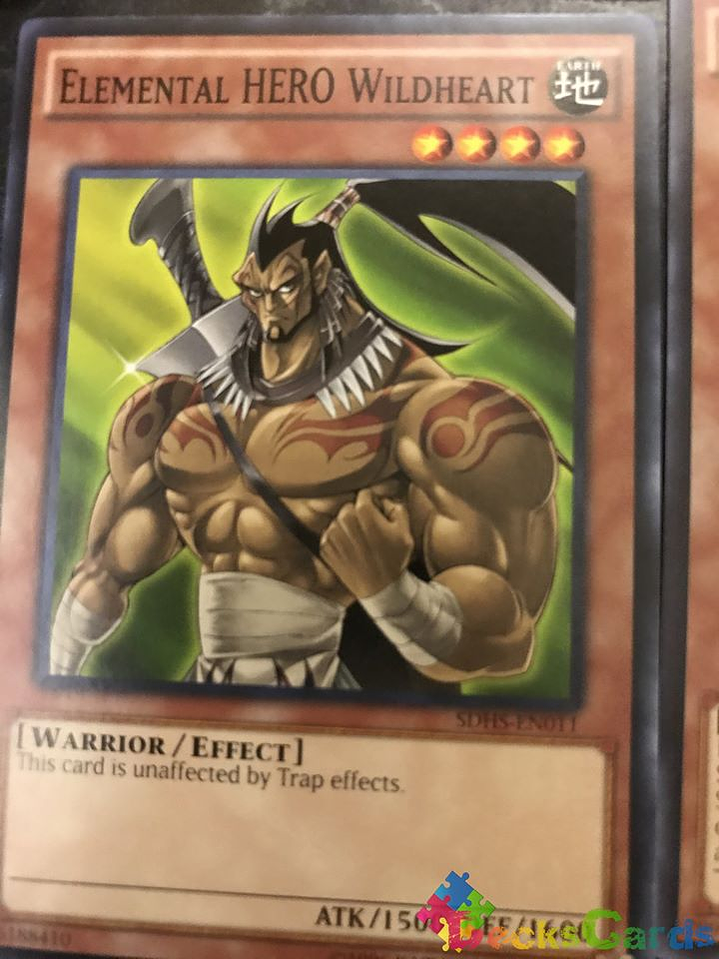 Elemental Hero Wildheart - SDHS-EN011 - Common Unlimited 1