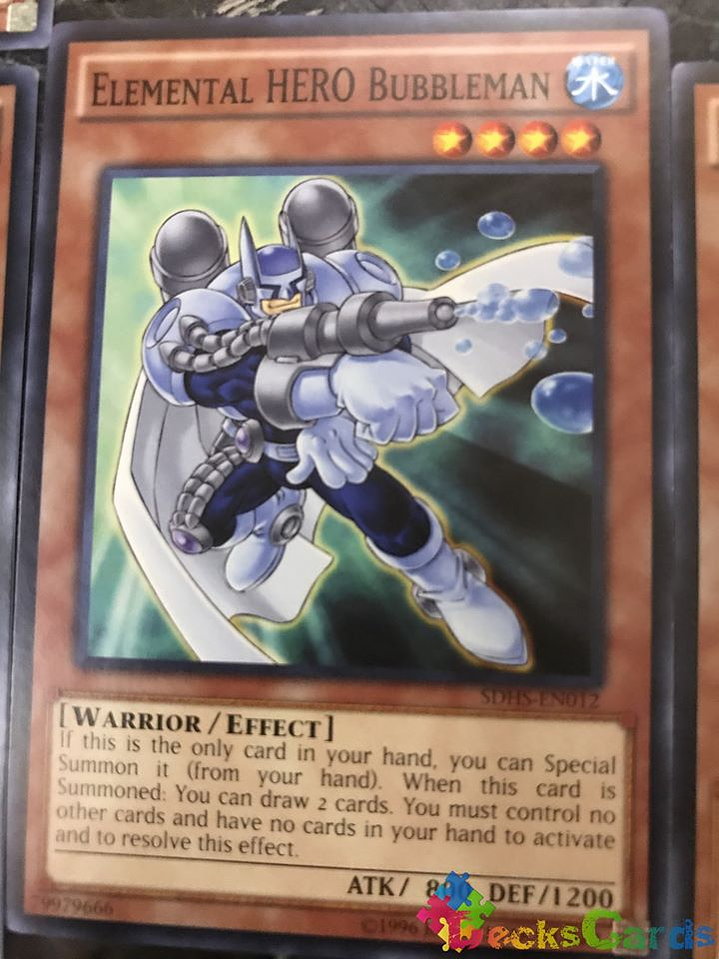 Elemental Hero Bubbleman - SDHS-EN012 - Common Unlimited 1
