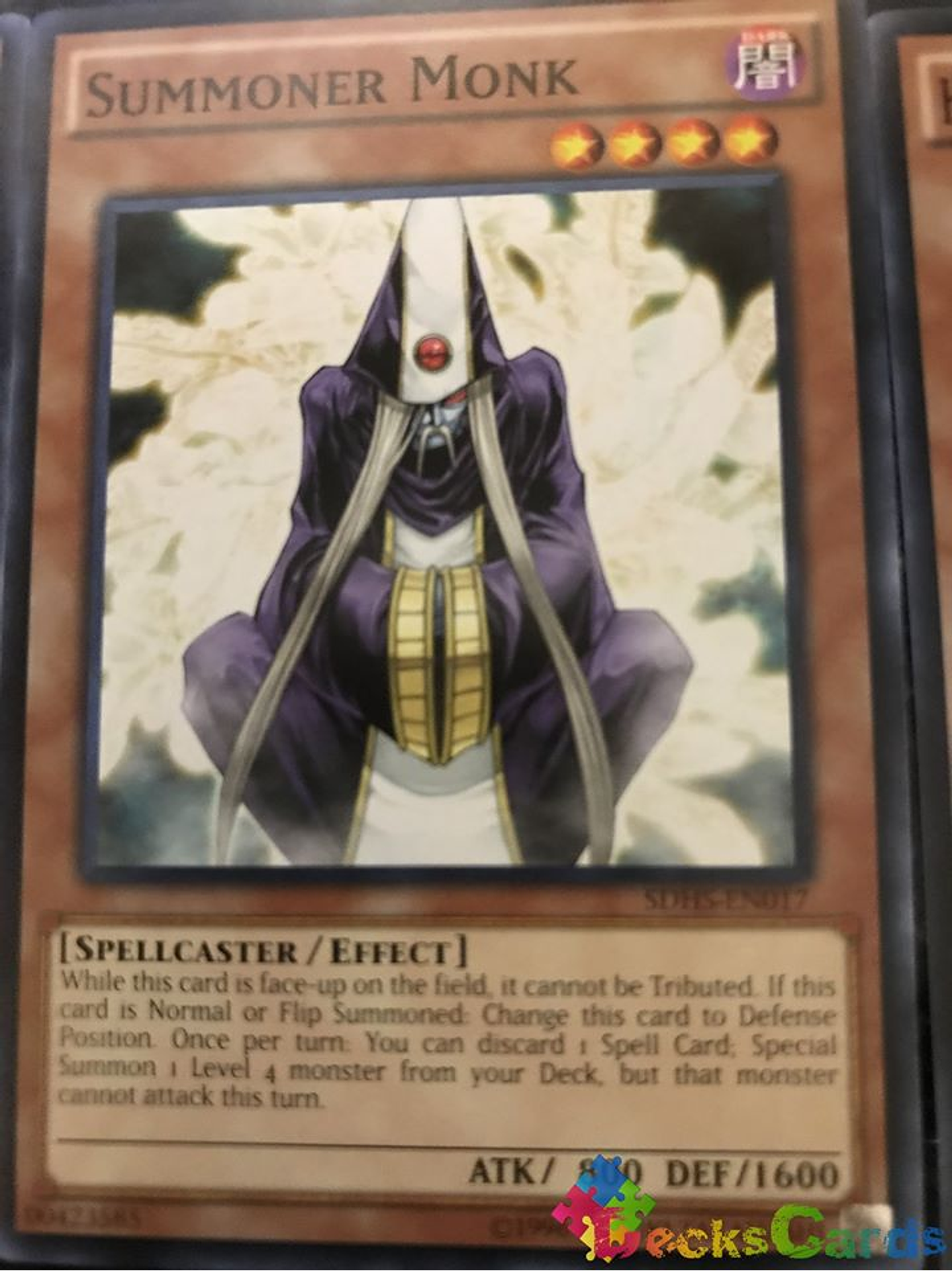 Summoner Monk - SDHS-EN017 - Common Unlimited 1