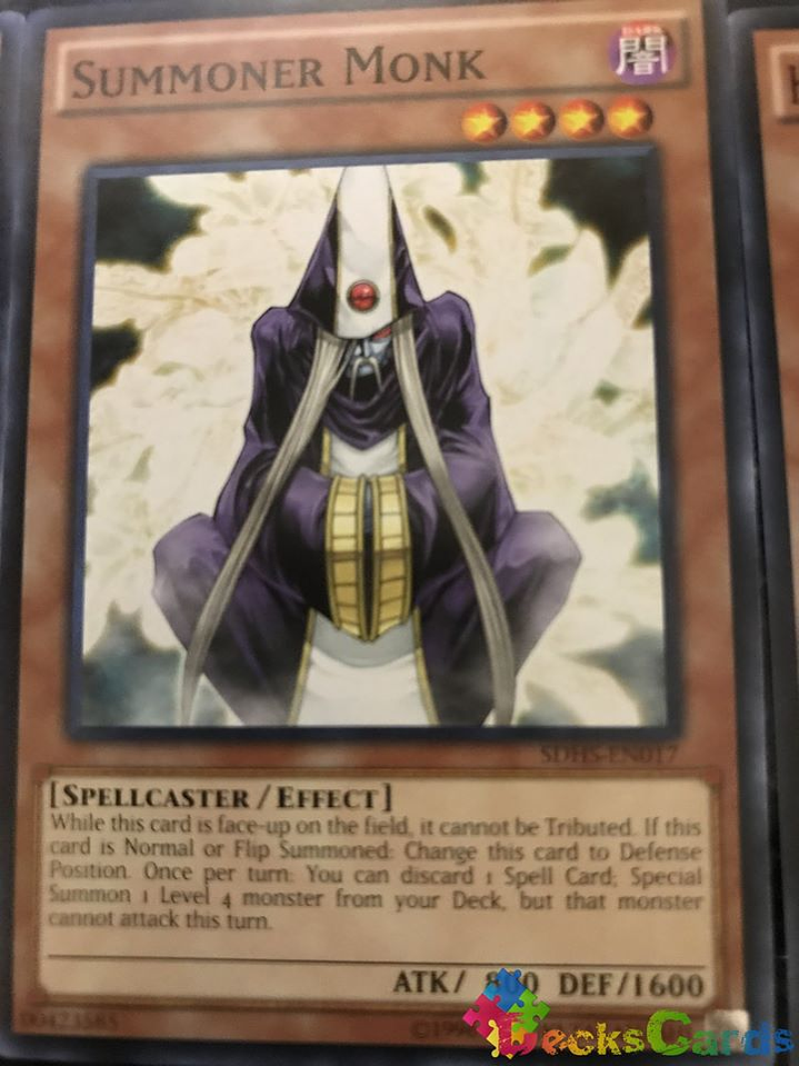 Summoner Monk - SDHS-EN017 - Common Unlimited 1