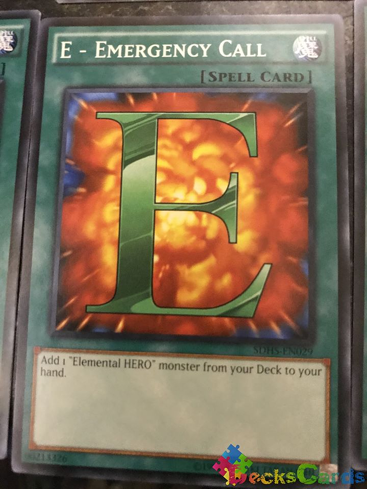 E - Emergency Call - SDHS-EN029 - Common Unlimited 1