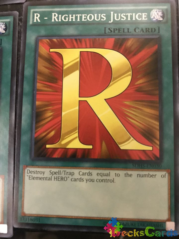 R - Righteous Justice - SDHS-EN030 - Common Unlimited 1