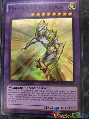 Masked Hero Koga - SDHS-EN042 - Super Rare Unlimited