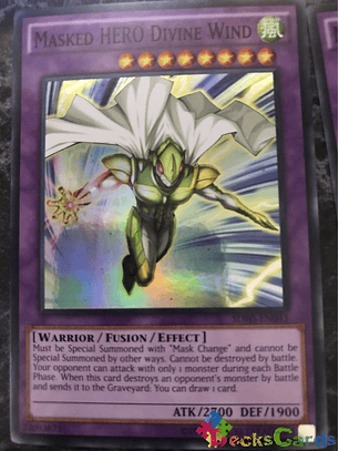 Masked Hero Divine Wind - SDHS-EN043 - Super Rare Unlimited