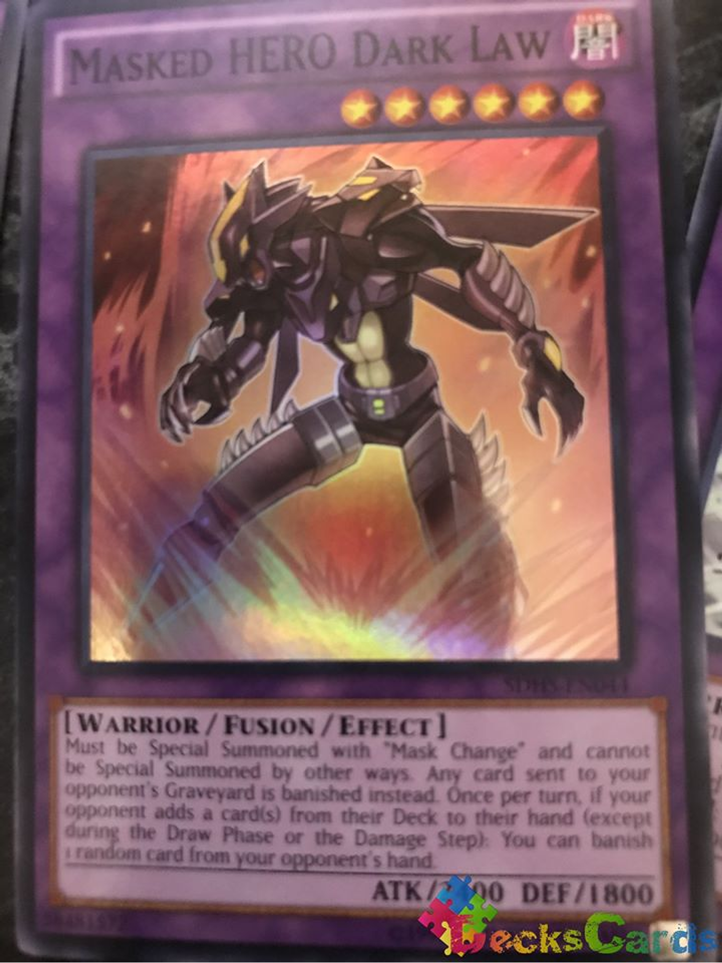 Masked Hero Dark Law - SDHS-EN044 - Super Rare Unlimited 1
