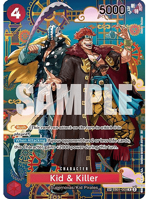 EB01-003 (Special Rare) Kid & Killer (SP)