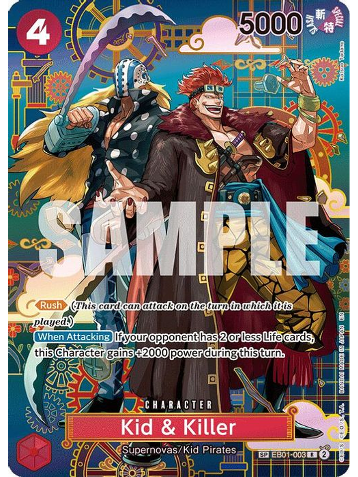 EB01-003 (Special Rare) Kid & Killer (SP) 1