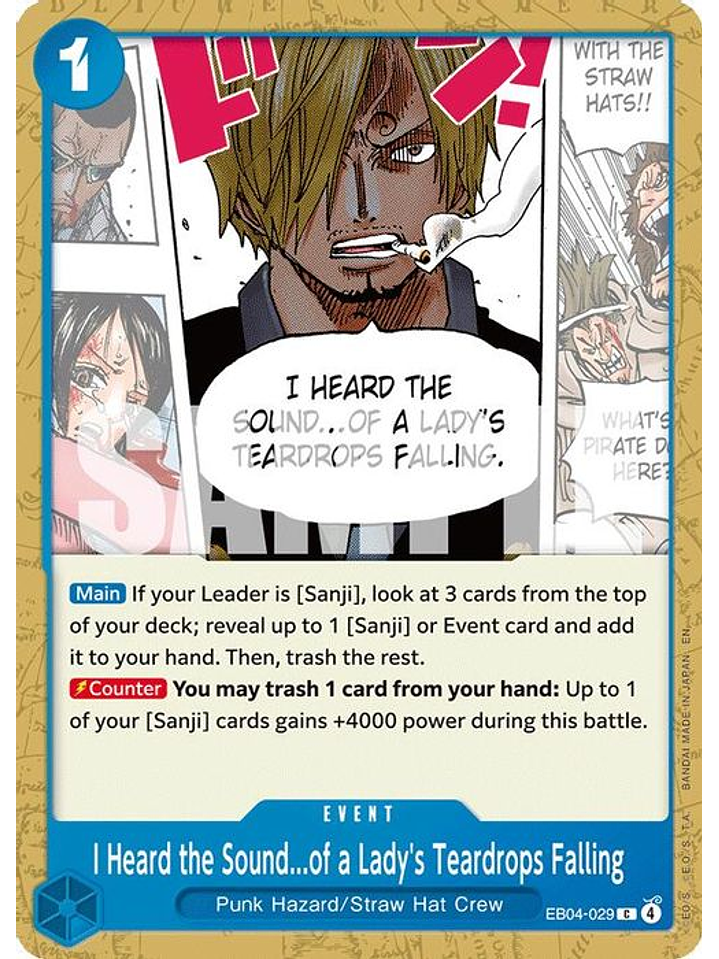 EB04-029 U I Heard the Sound...of a Lady's Teardrops Falling 1