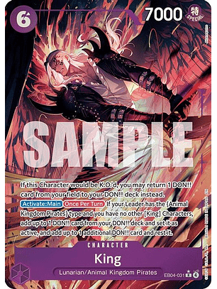 EB04-031 (Alternate Art) King