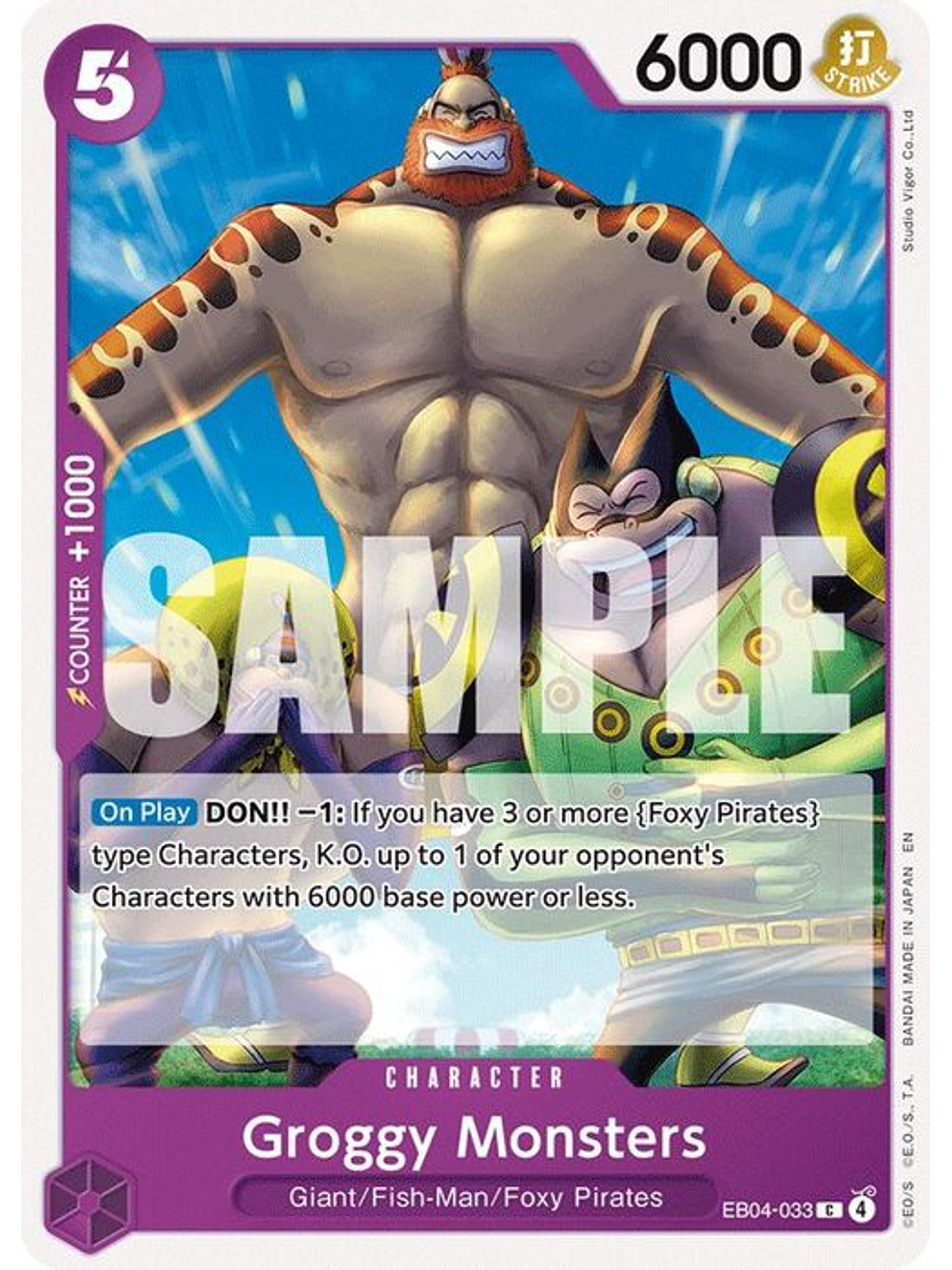 EB04-033 C Groggy Monsters 1